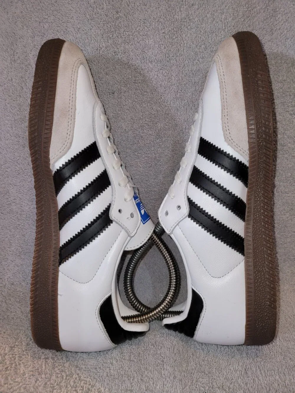 Adidas Samba OG White Black Gum Sneakers IE3675 Youth Big Kids Size 5.5 (#1781)